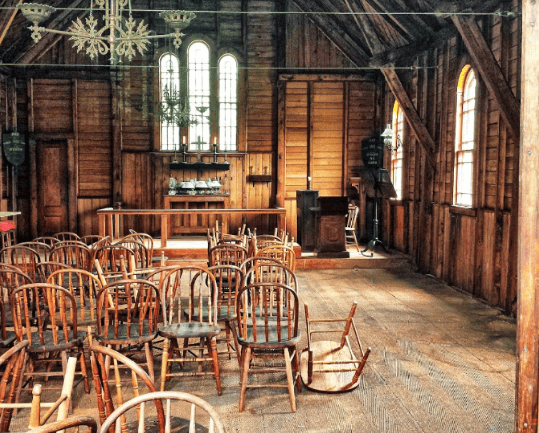 Inside the Grace Episcopal Church
