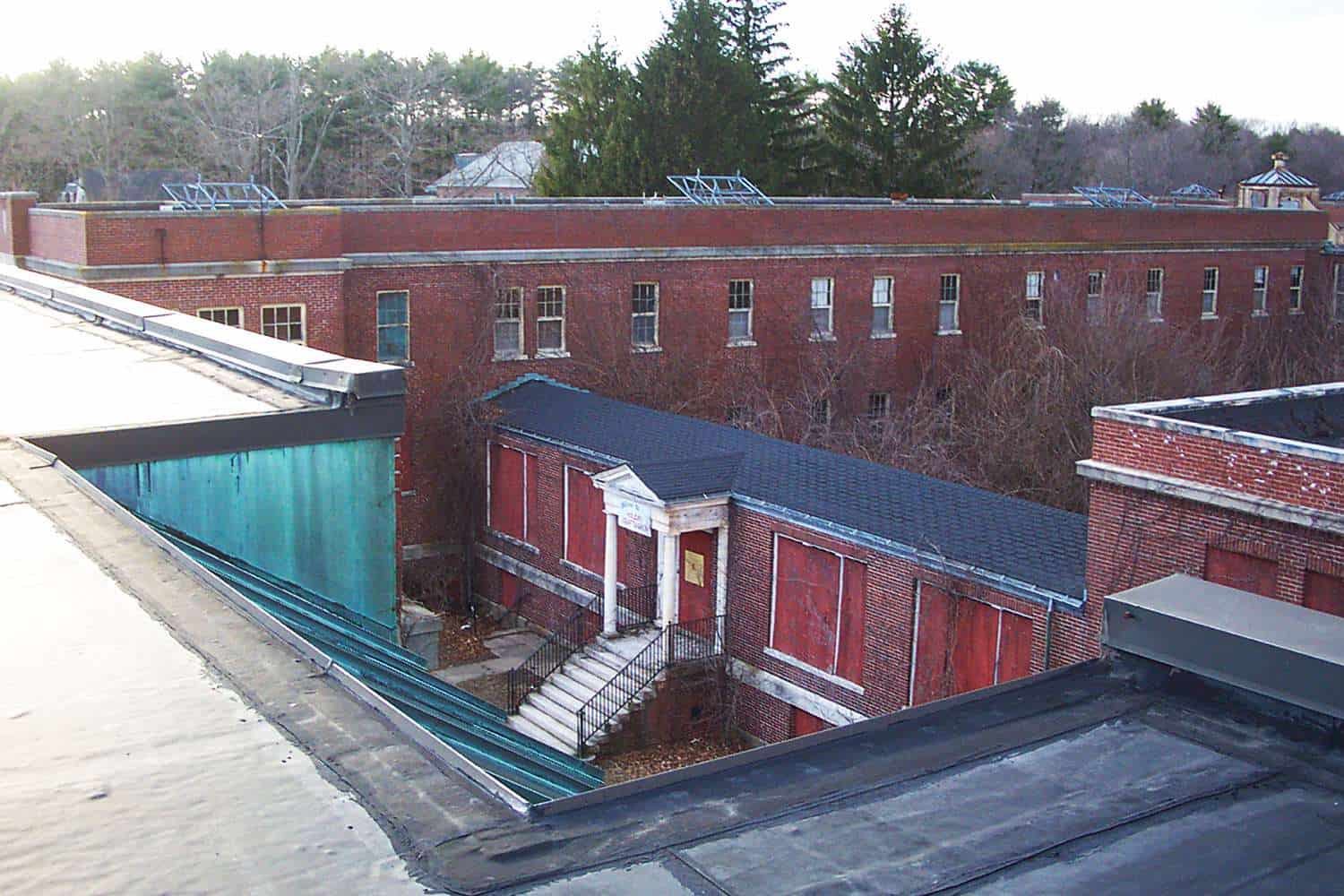 Foxborough State Hospital - Foxborough, MA - Route 1 Views