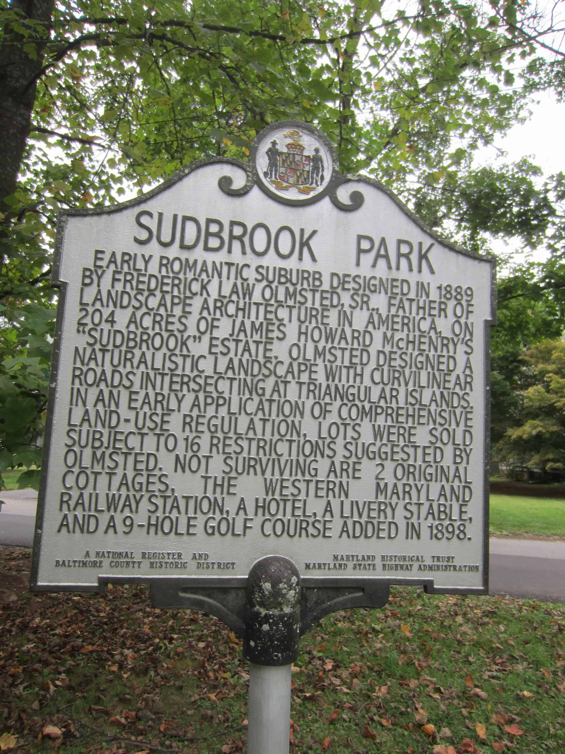 The Design Legacy of Frederick Law Olmsted Route 1 Views