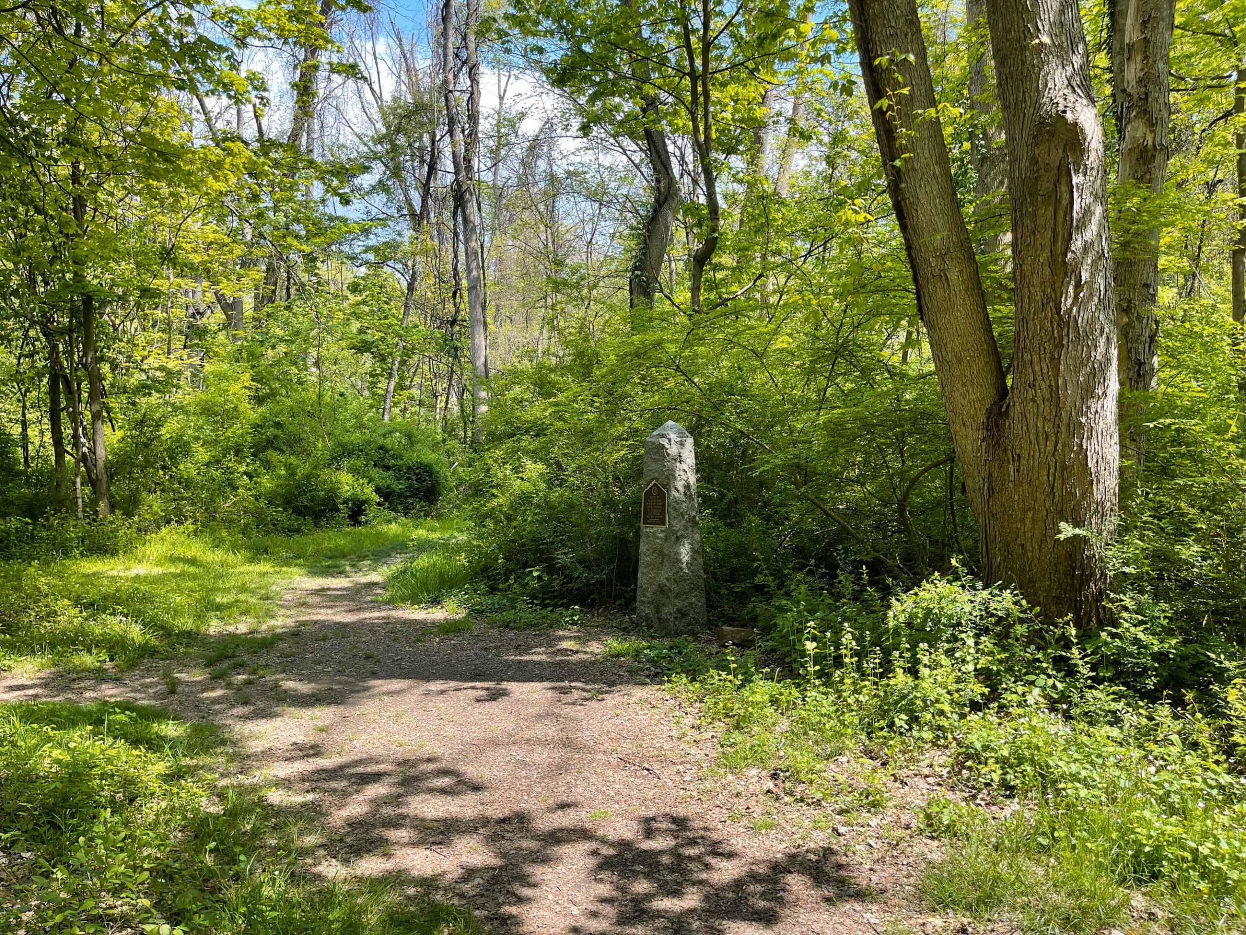 1777 Washington March Marker #12