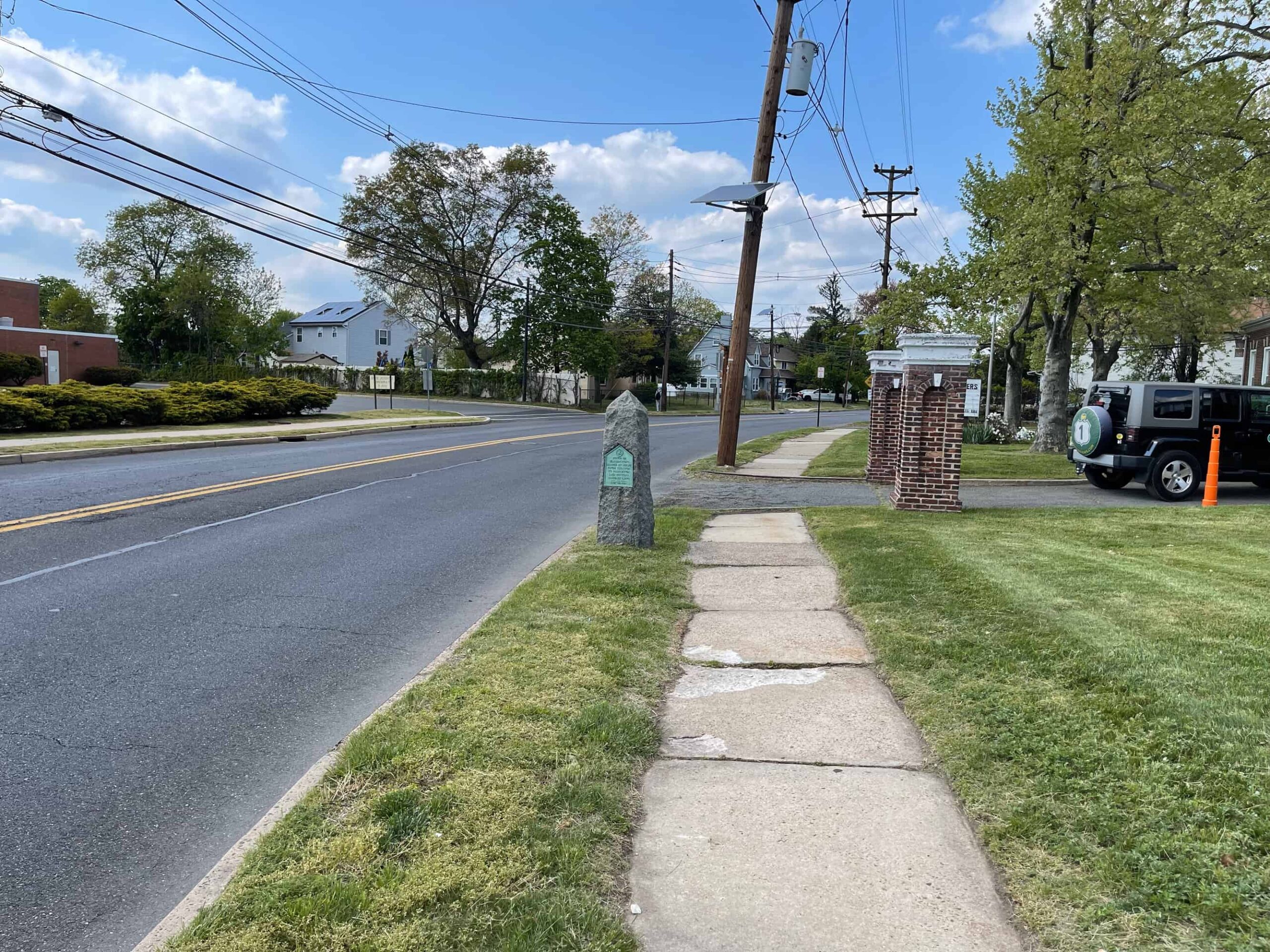 1777 Washington March Marker #4