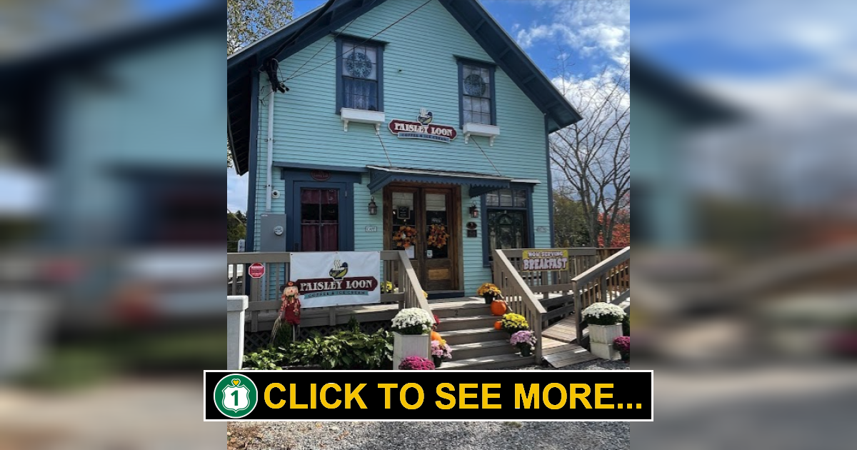 Experience the Charm of The Paisley Loon Café in Cherryfield, Maine