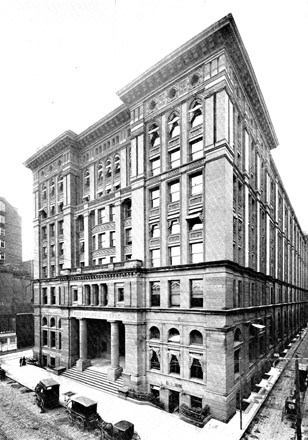 Photograph of the Bourse in 1901
