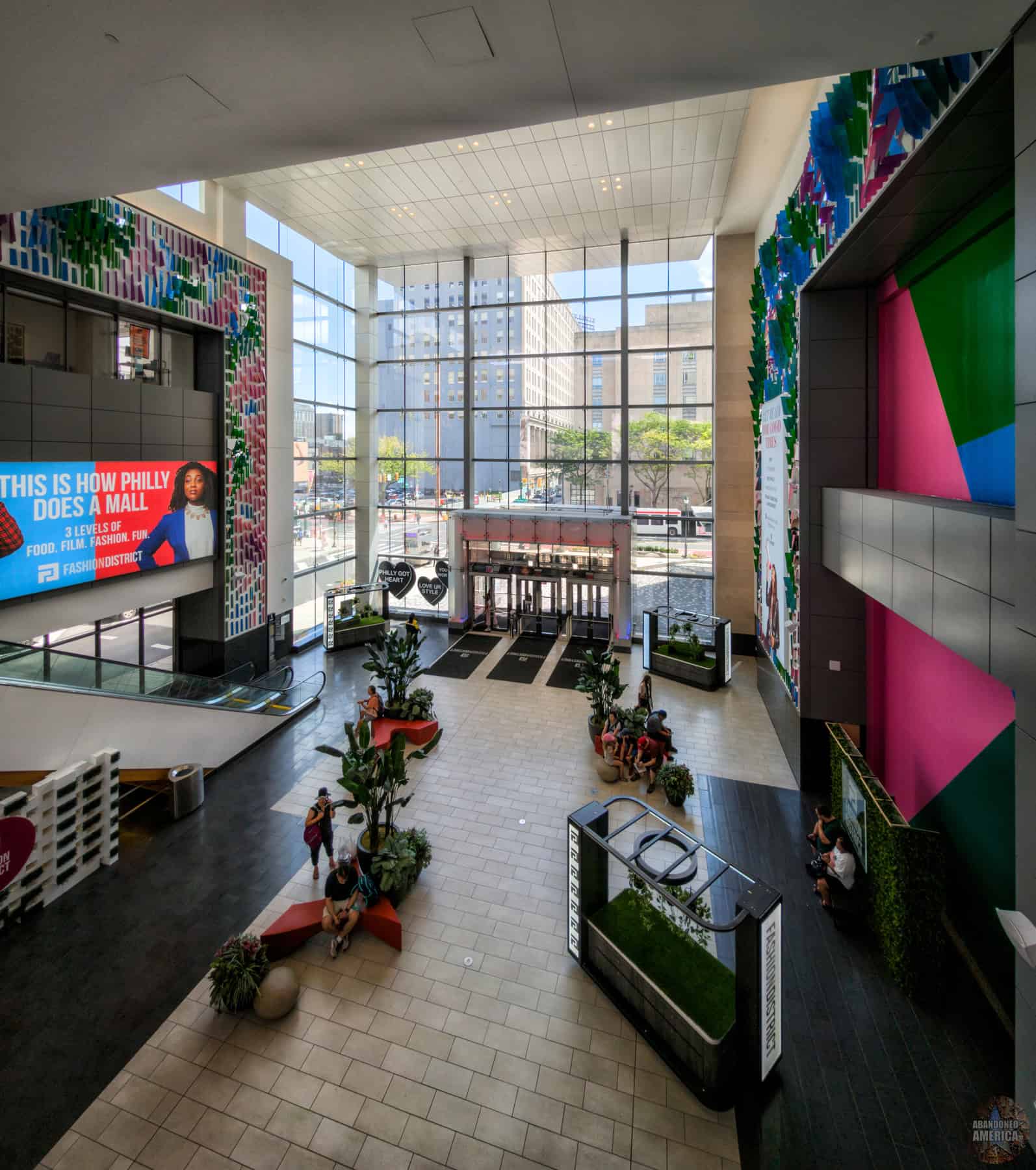 The newly designed entrance is sleek but not as personable as the previous one