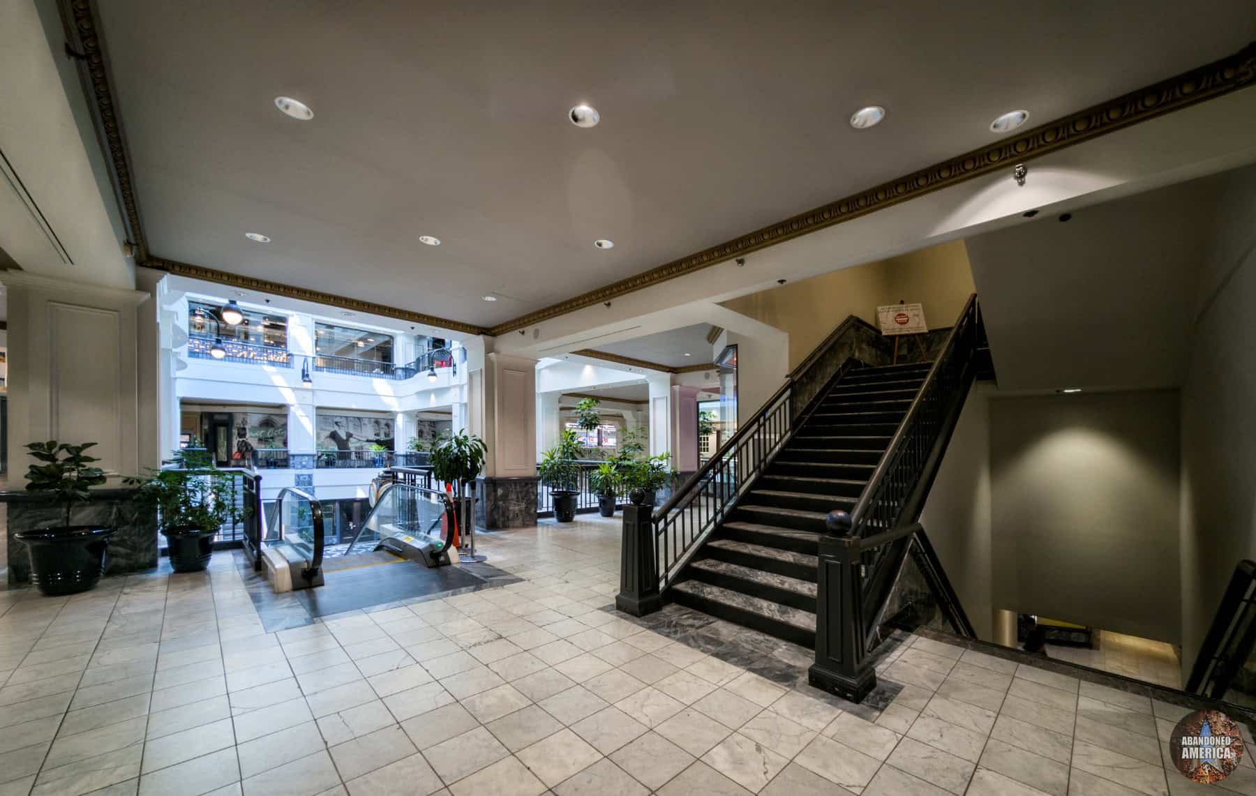 Historic features like this staircase are fun to look for