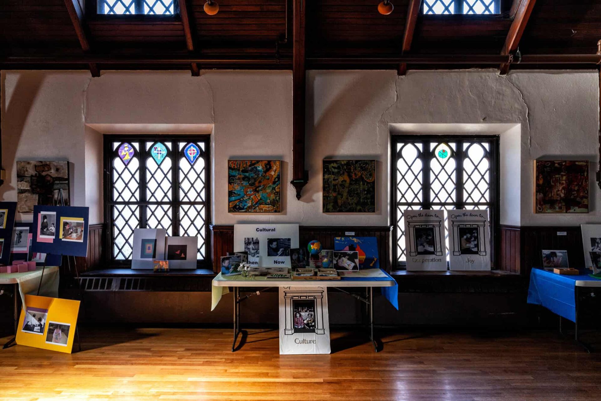 Displays on community and culture