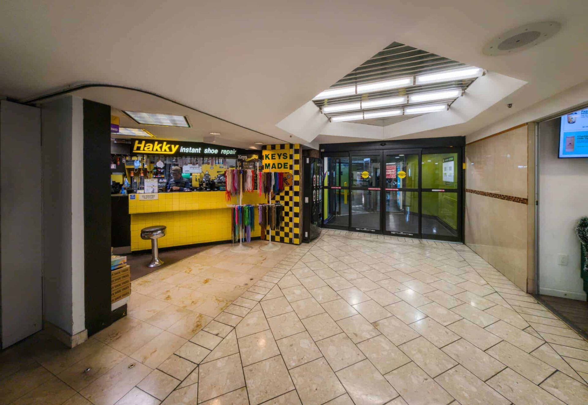 Small corridors like this lead you to more locally owned businesses