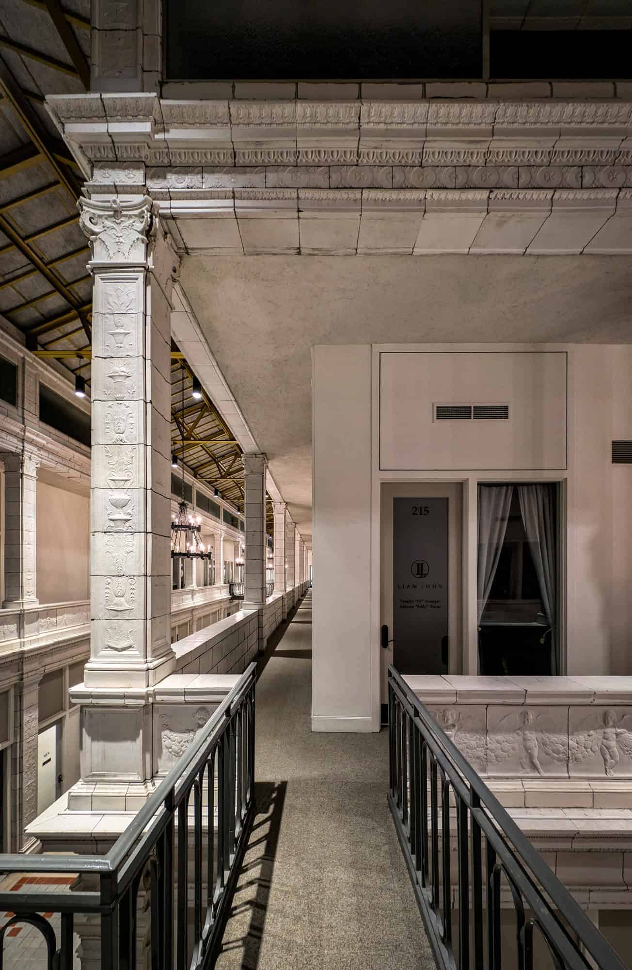 Visiting the Arcvade Builsing during a snowstorm was a dreamlike experience