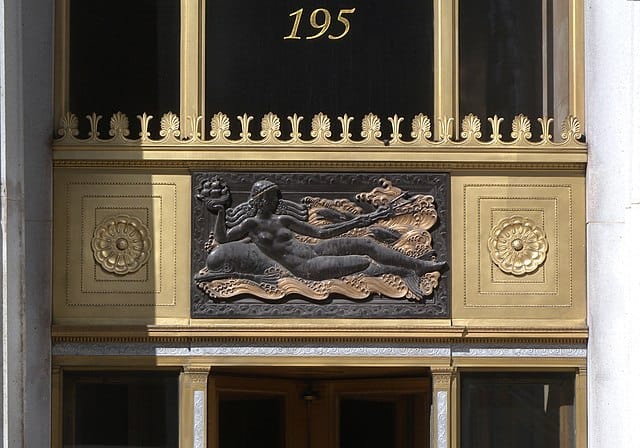detail from 195 Broadway (Western Union Building)