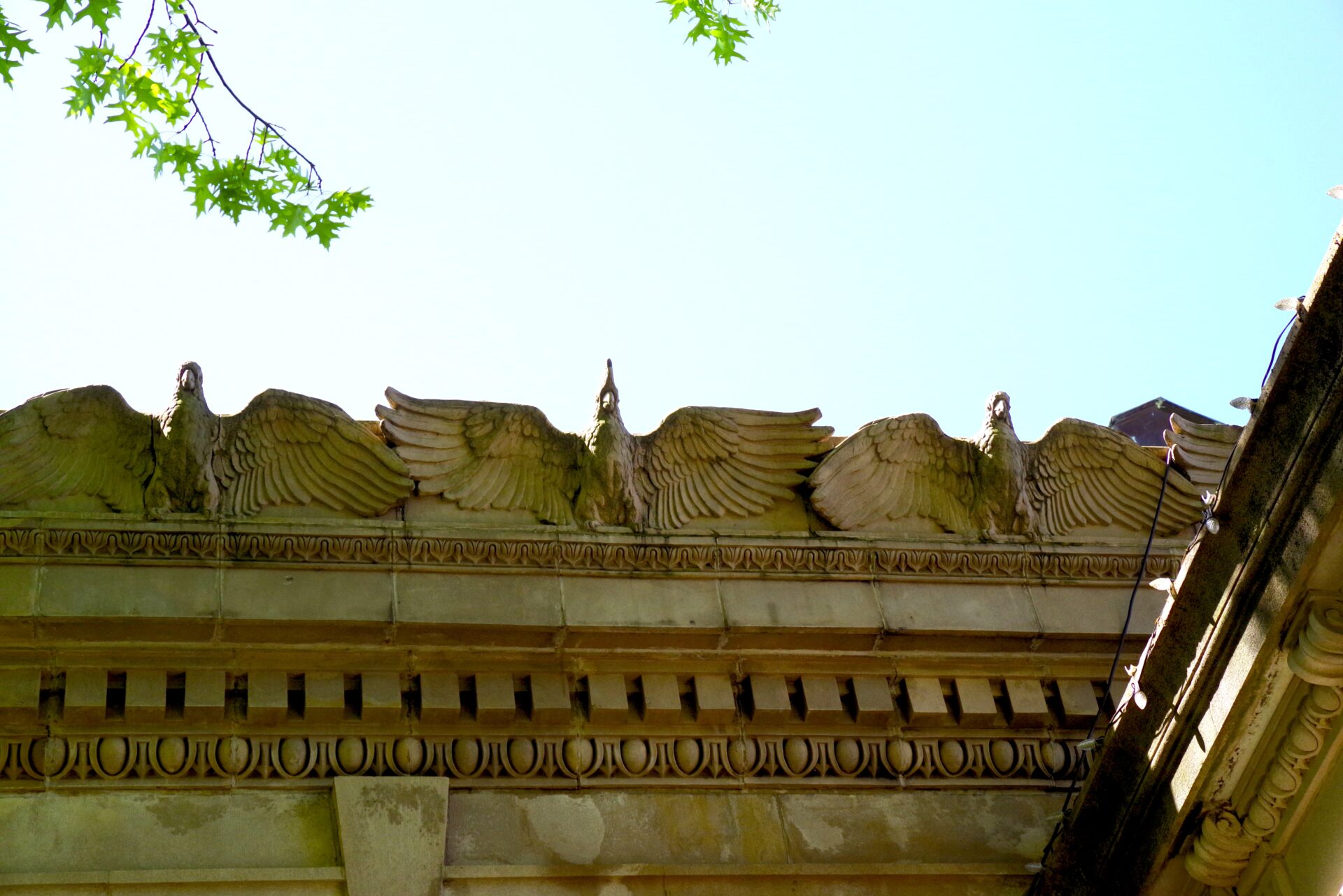 Bird House detail in the Astor Court