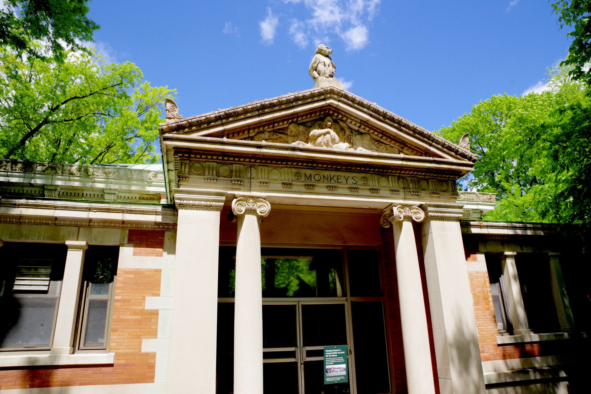 The Monkey House in Astor Court where Ota Benga was part of the exhibit in 1906.