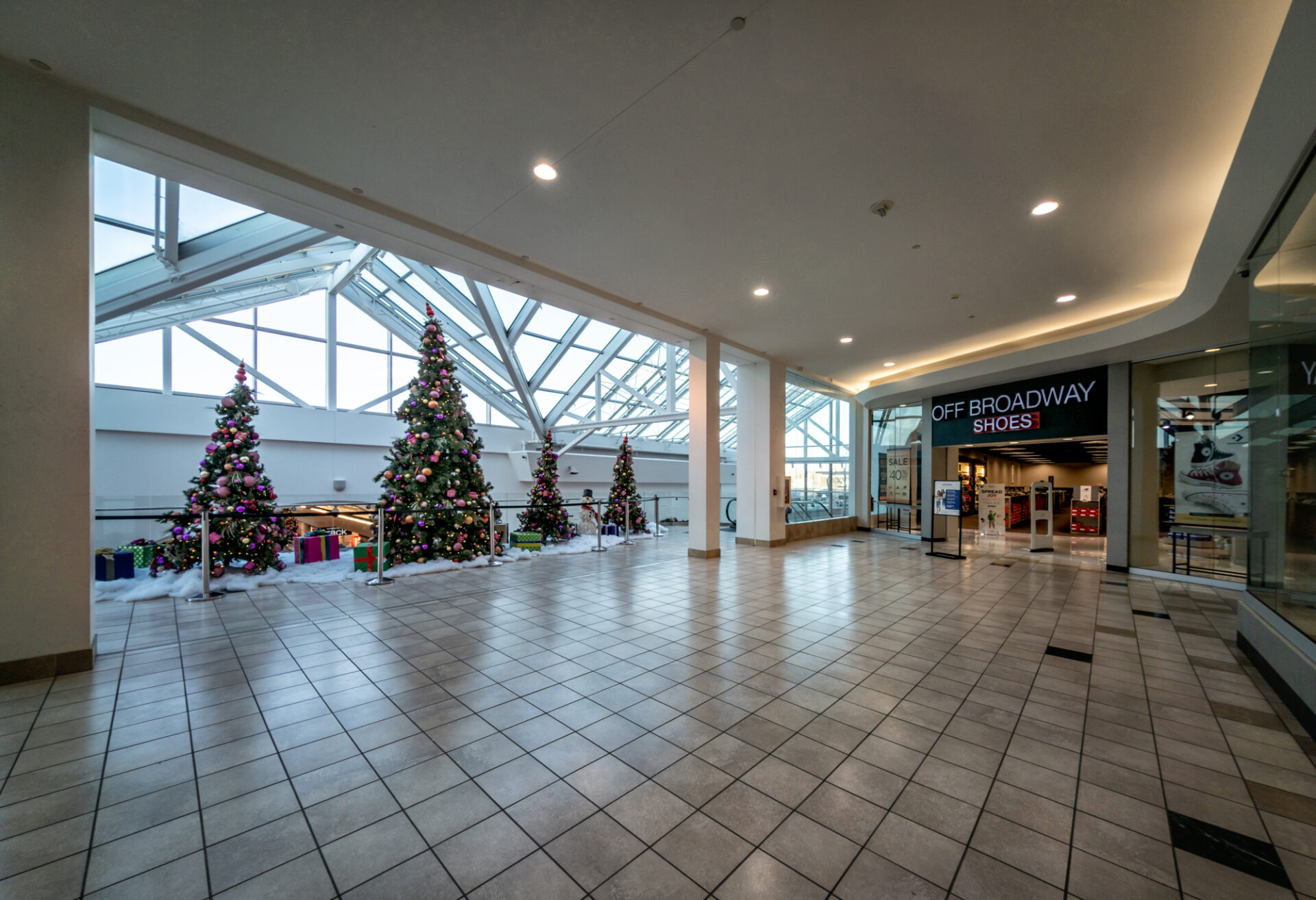 The Christmas trees looming over the entrance to Target were really nicely decorated