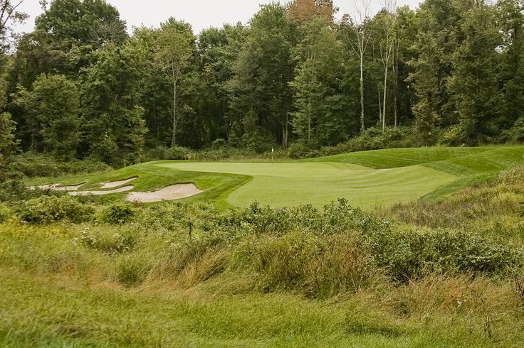The 14th is a dastardly hole that will eat your second shot for lunch if you hit it short.