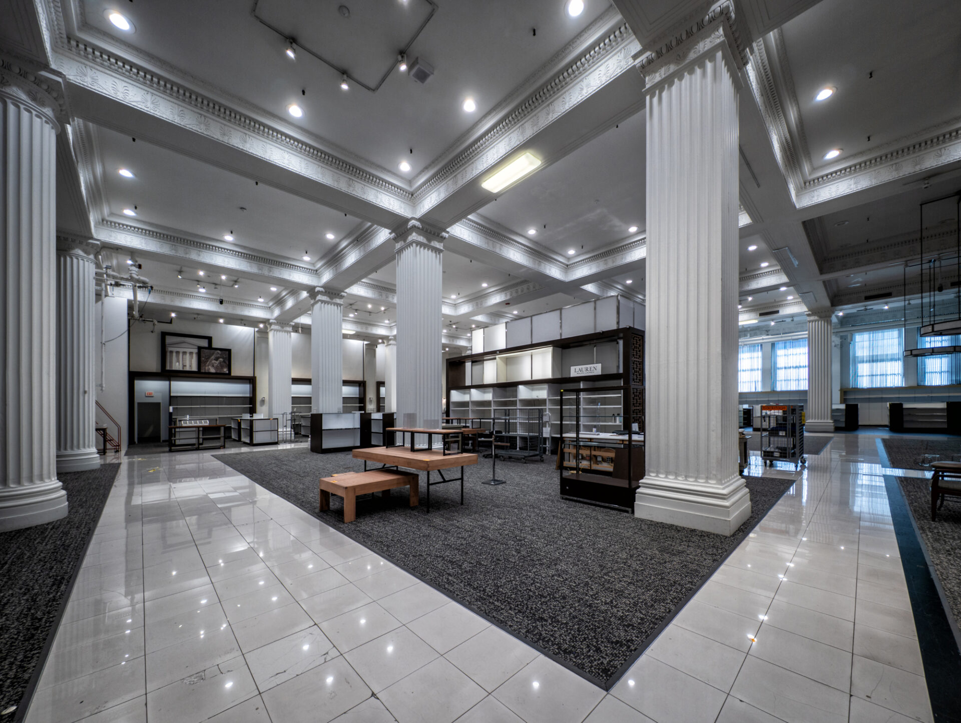 The former furniture section on the third floor