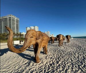 Elephant Herd Off Route 1 – Miami Beach