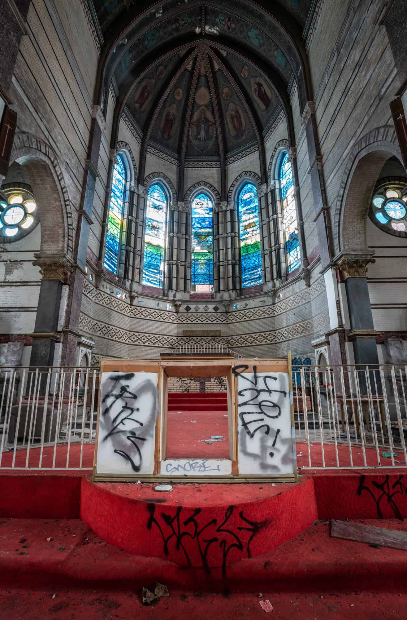 The site of the former altar