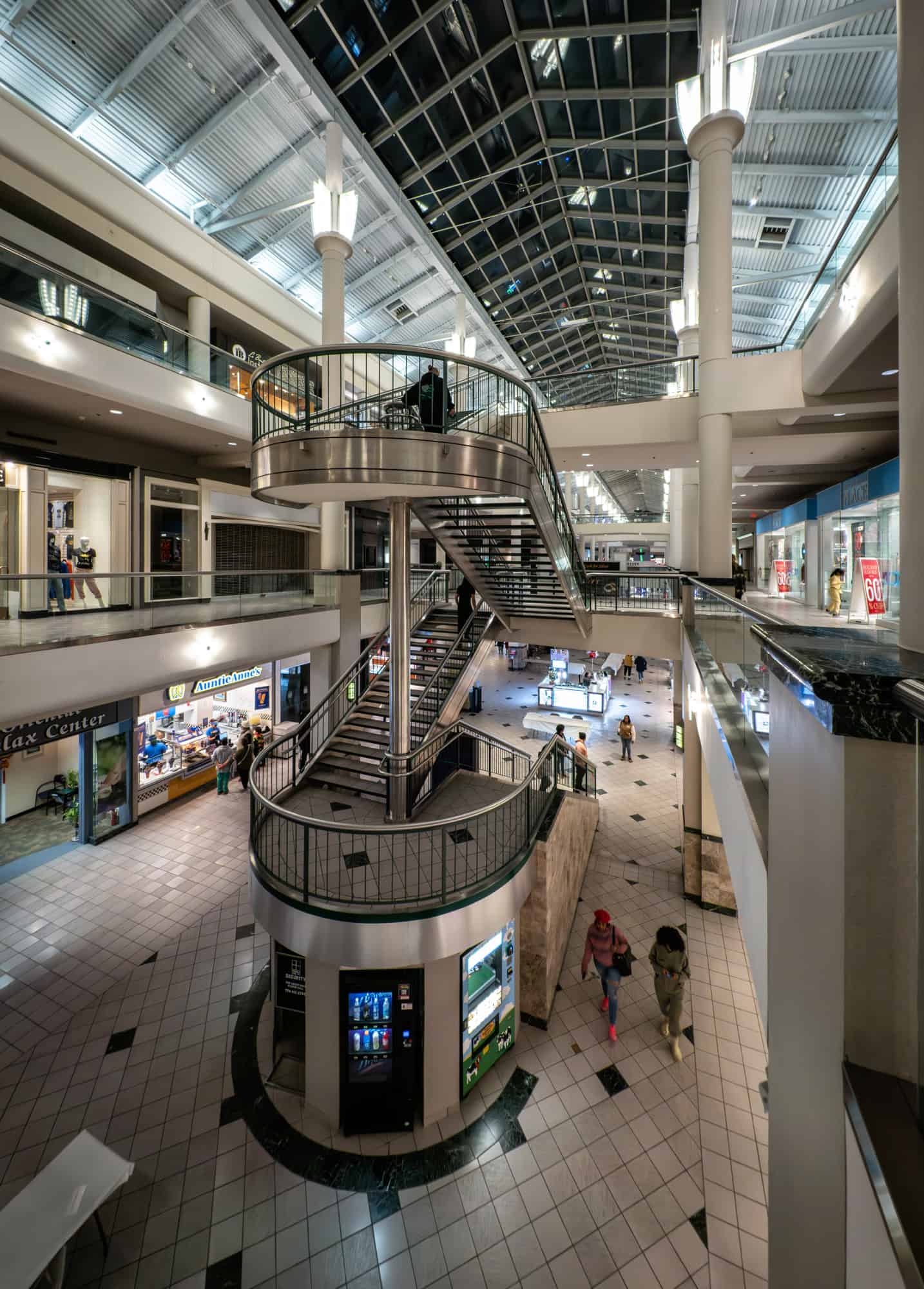 The stairways and light fixtures are iconic, I would recognize them anywhere