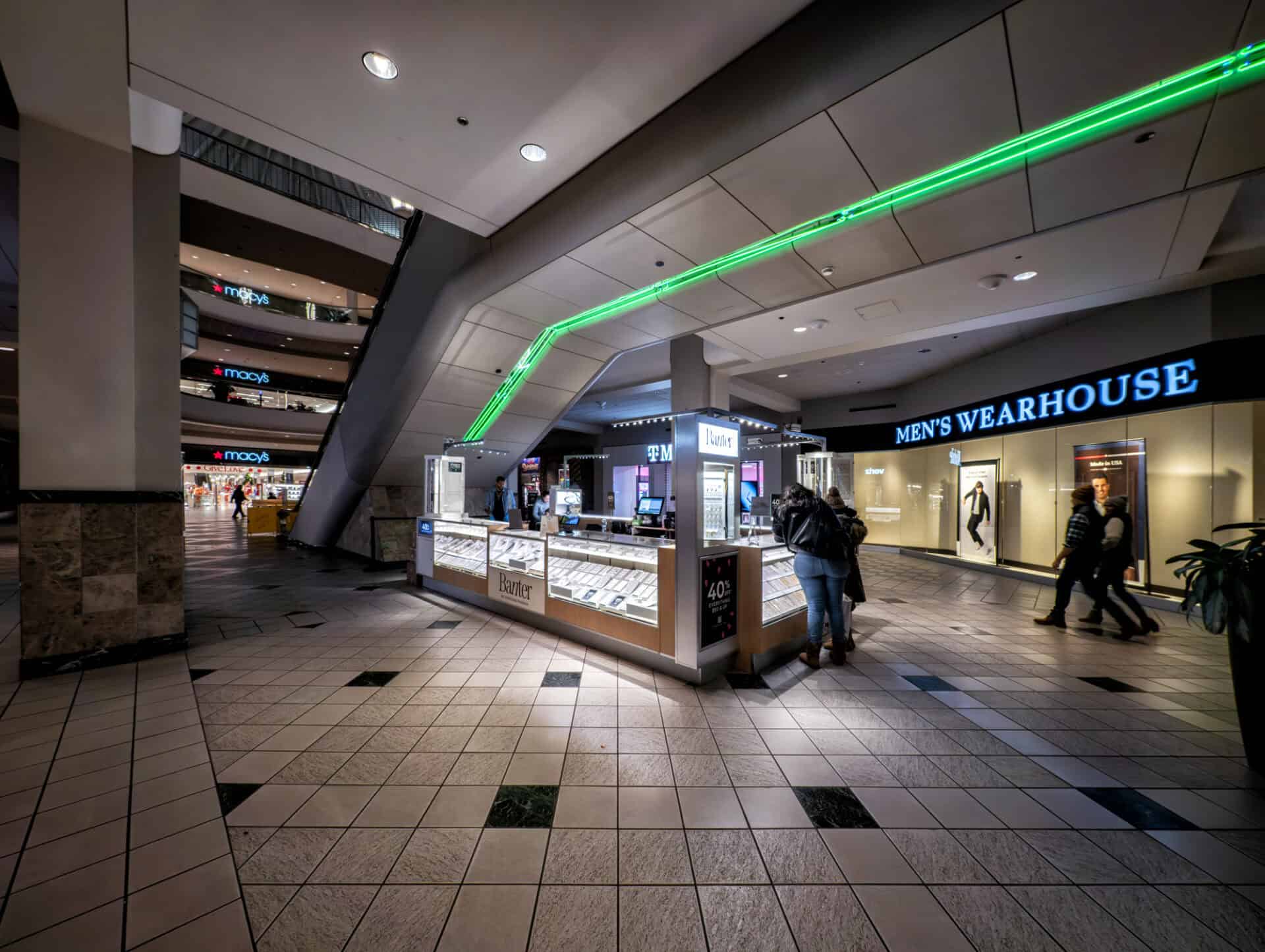 Emerald Square Mall's design is creative and unique