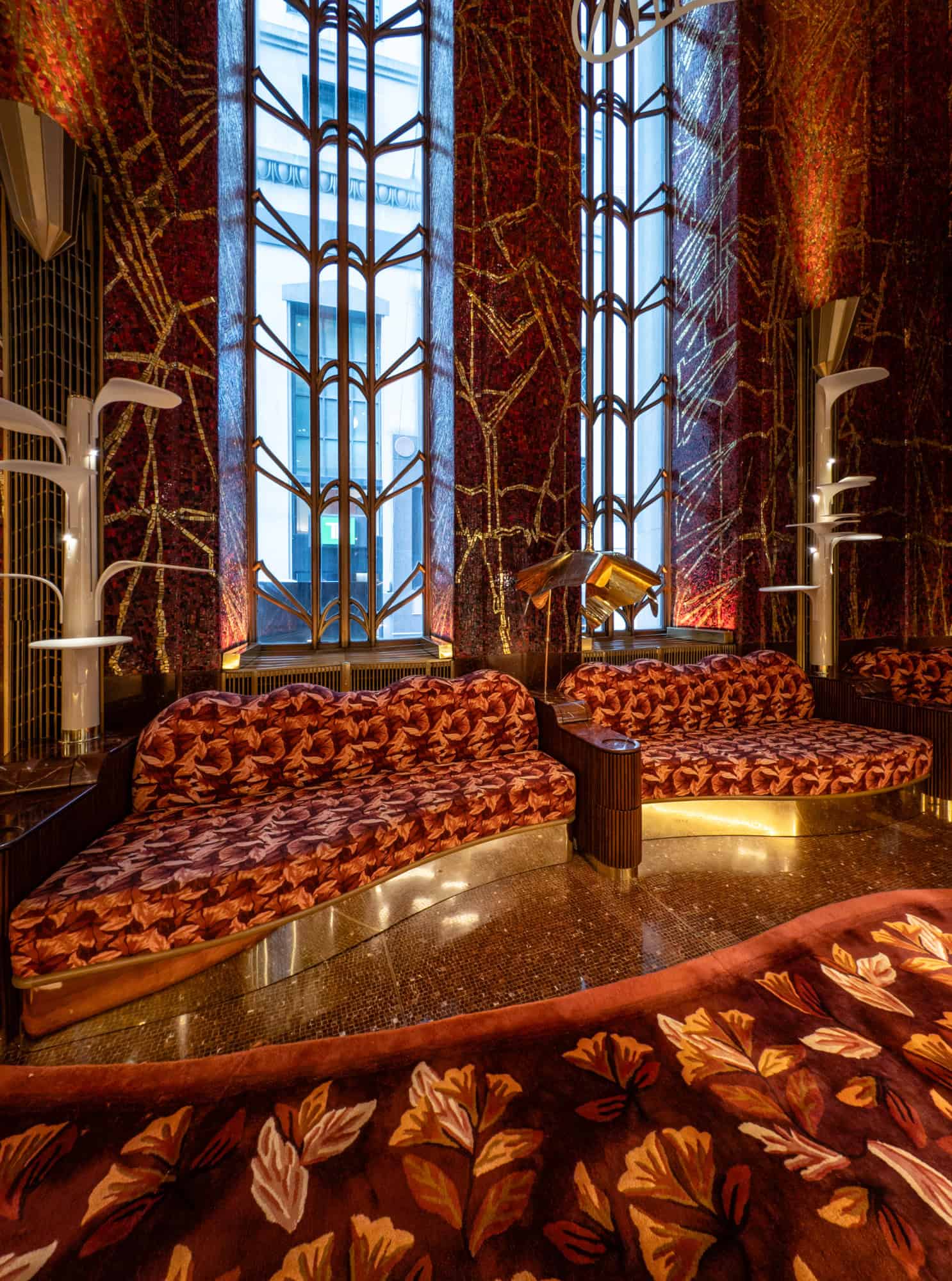 Even the couches are fancy!