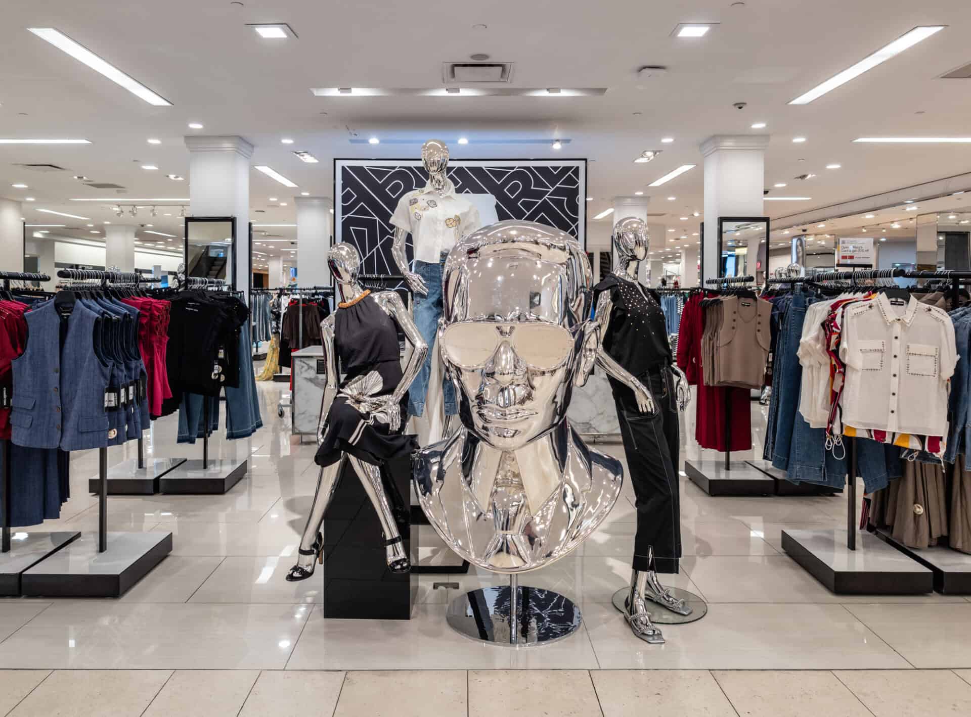 Creative flourishes give shoppers an excuse to explore all ten floors!