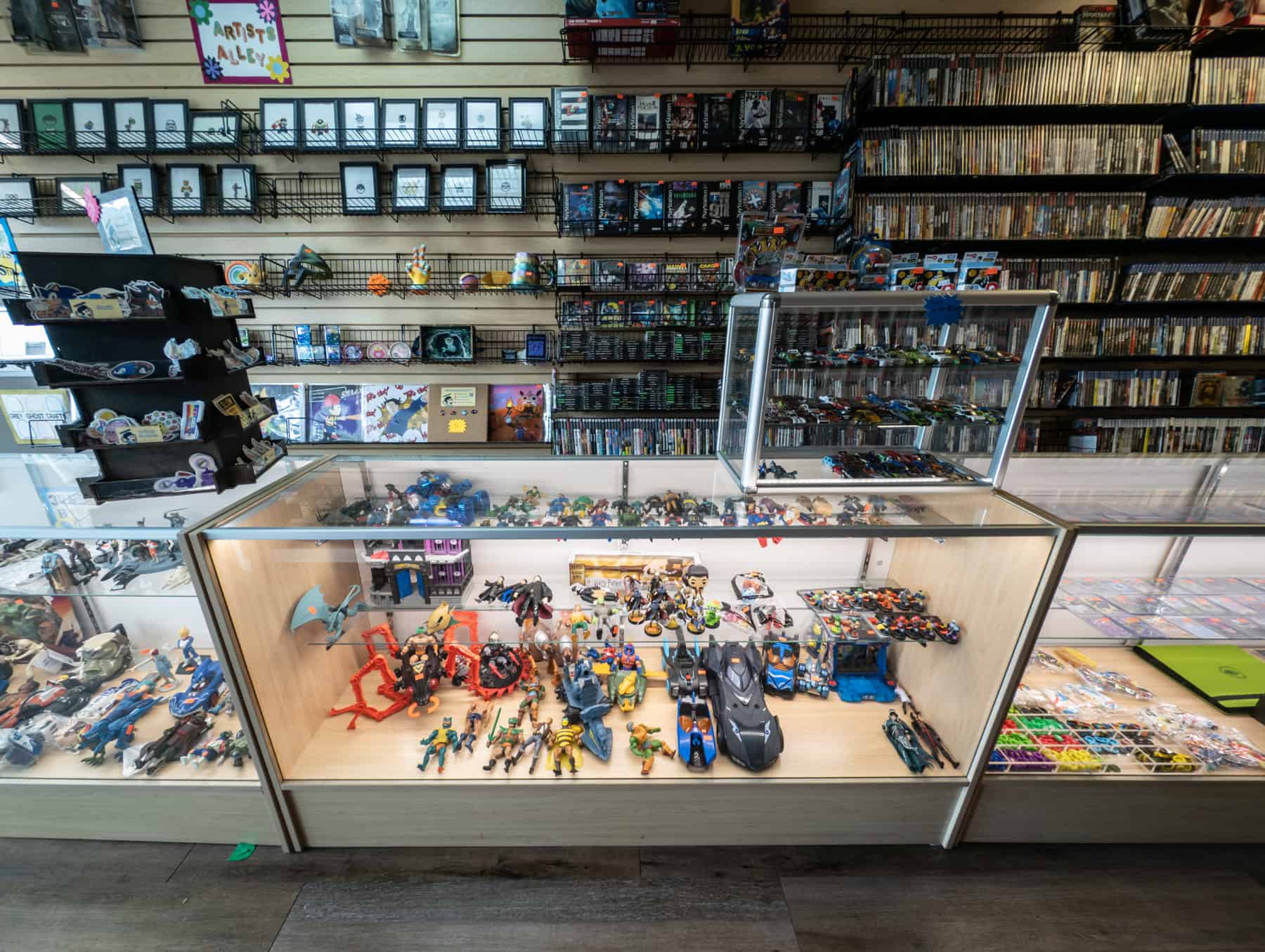 Though it's fairly small, their vintage toy selection was fun to look at