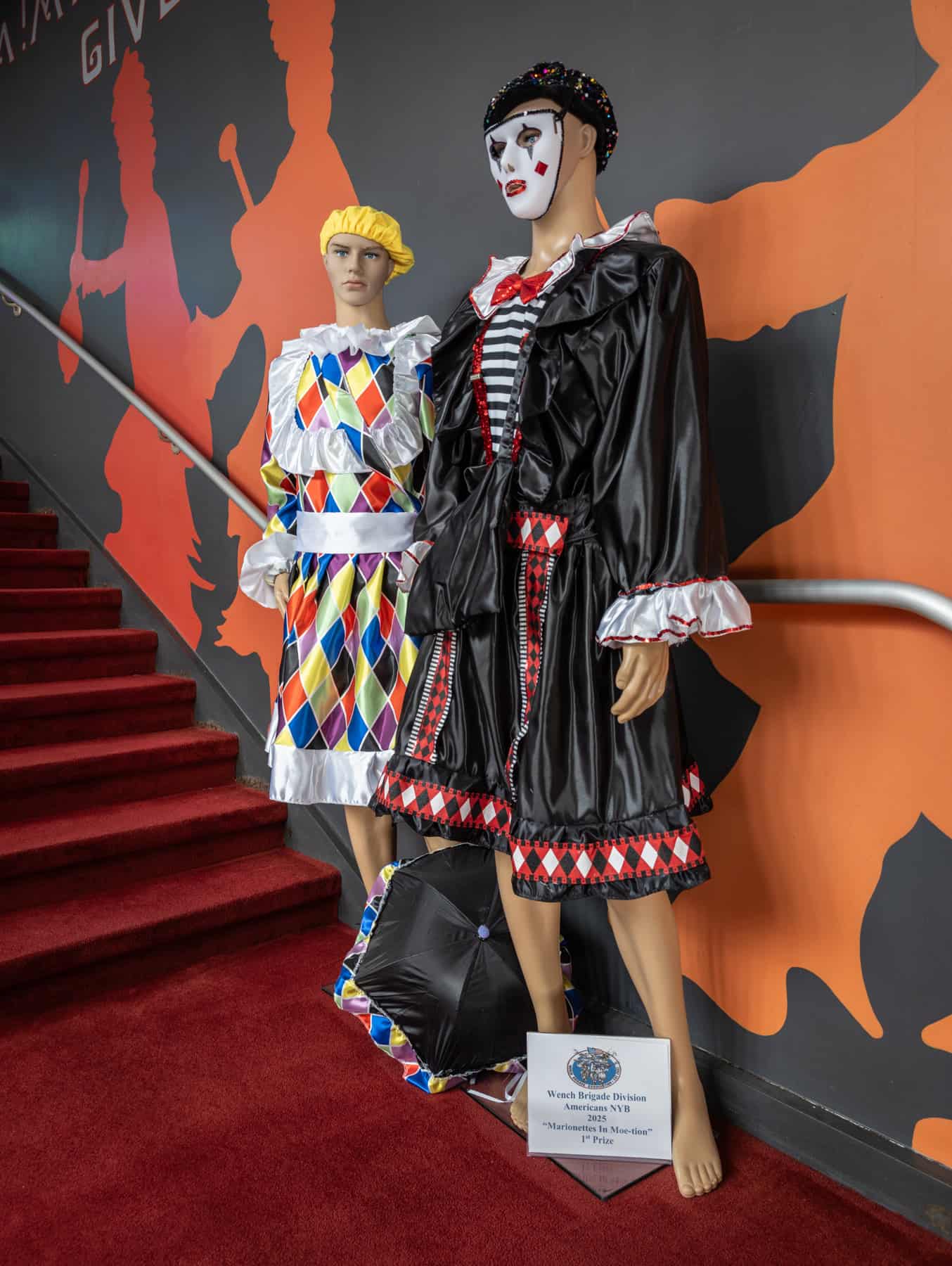 Harlequin costumes are everywhere!