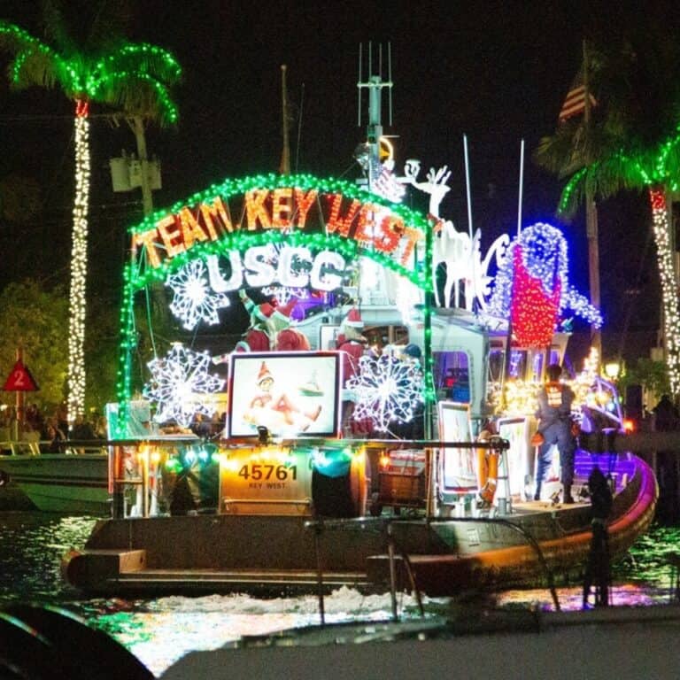 Stock Island Lighted Boat Parade Key West