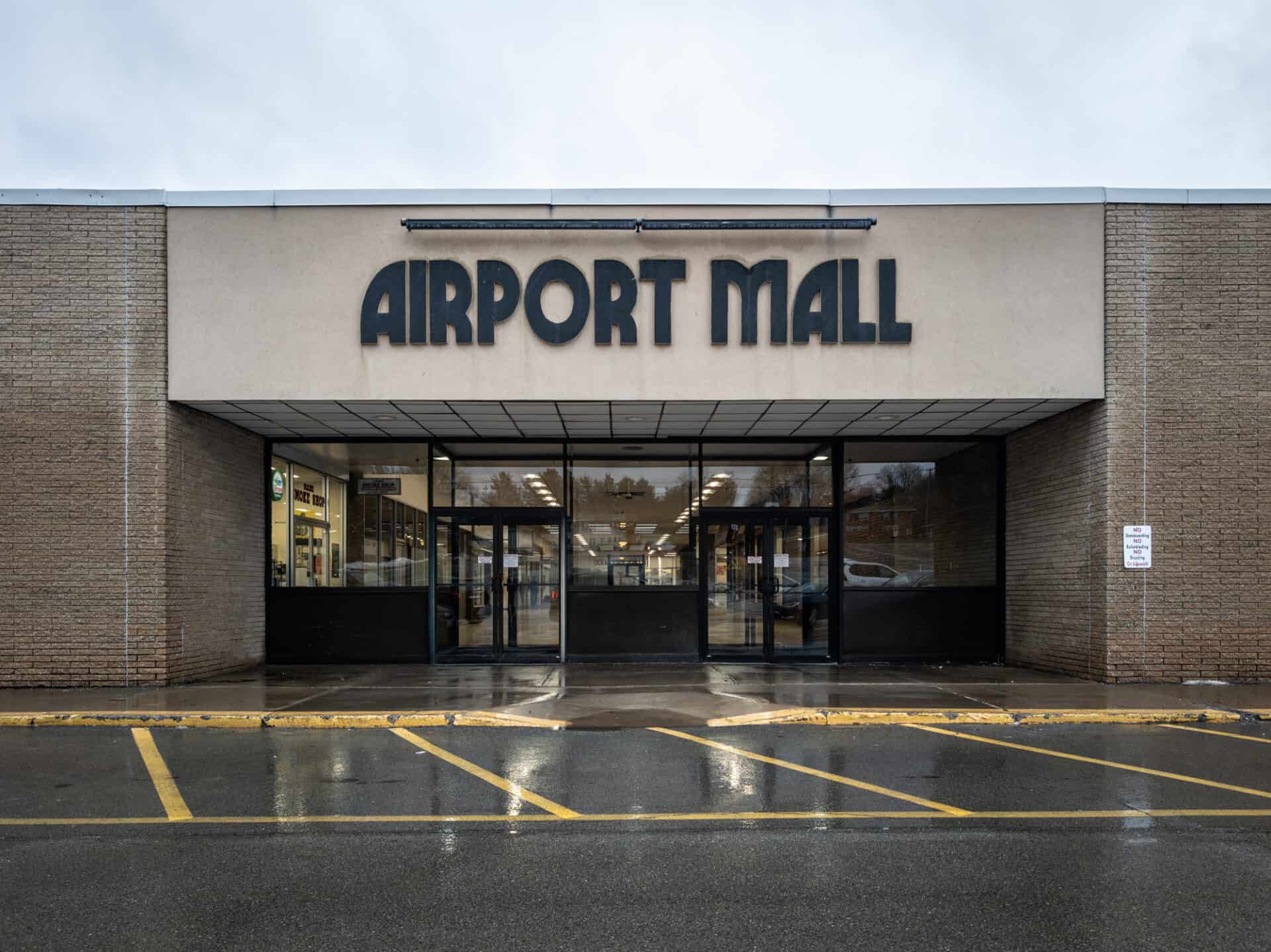 The interior of the Airport Mall, circa 1978