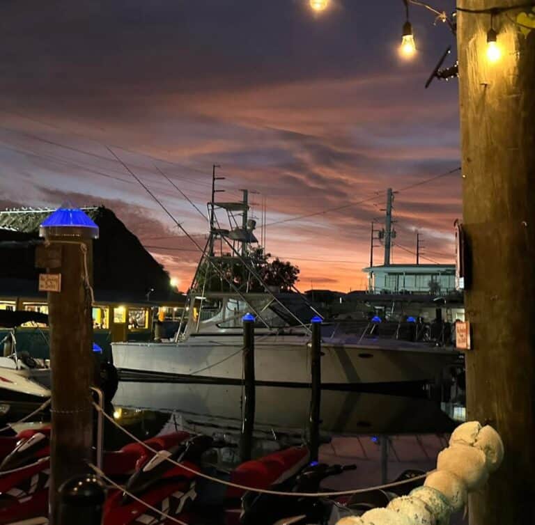 Rock and Roll Sushi and Barbecue at Porky's Bayside-Marathon, Florida