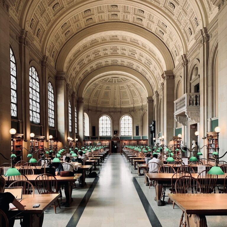 Boston Public Library: A Civic Monument to Knowledge Since 1895