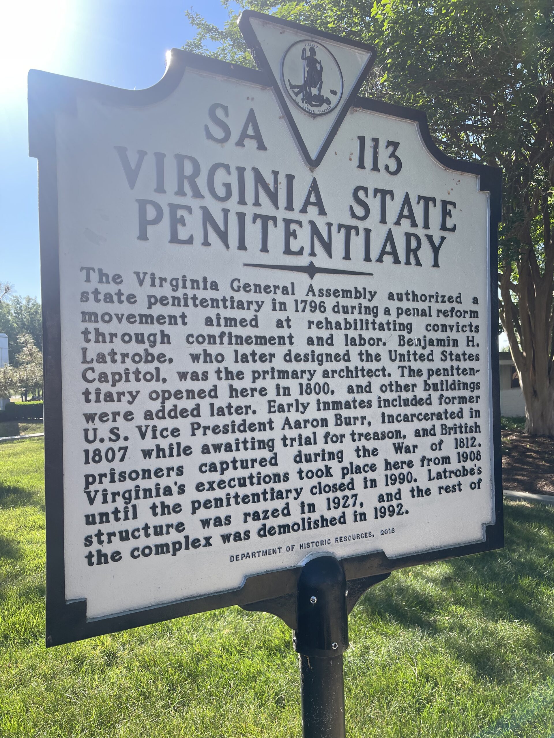 Historic Marker on Belvedere St 2026