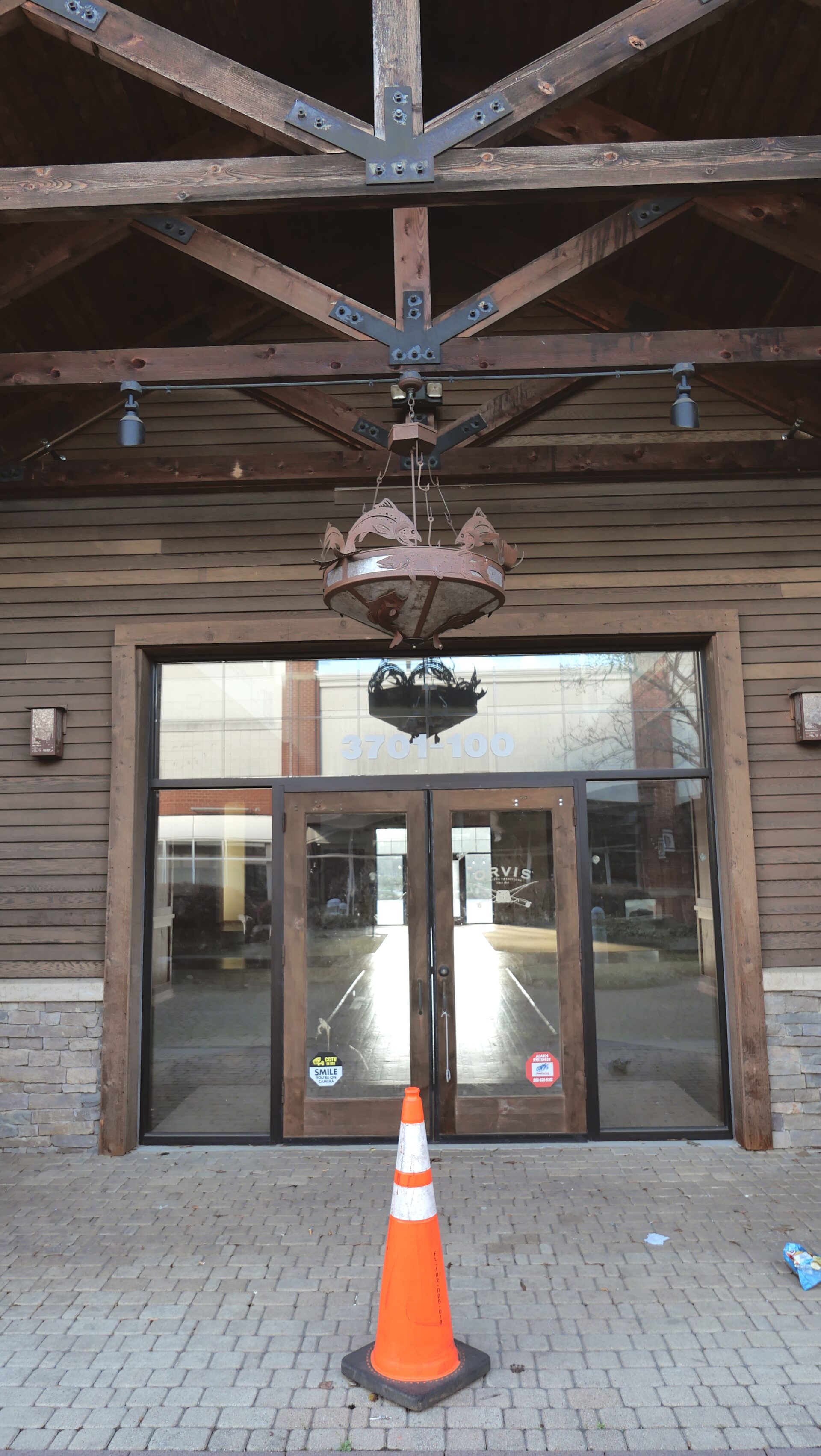 Nobody goes into the 20,000 SF Orvis store anymore.