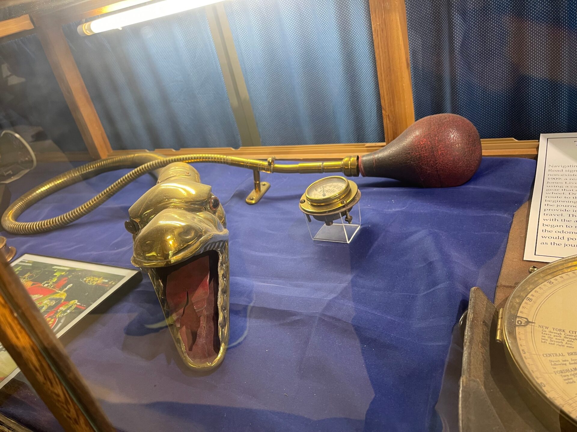 Incredible brass art for autos.