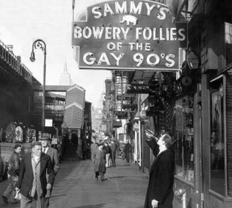 Sammy's Bowery Follies: A Tom Waits-Esque Night in the Bowery